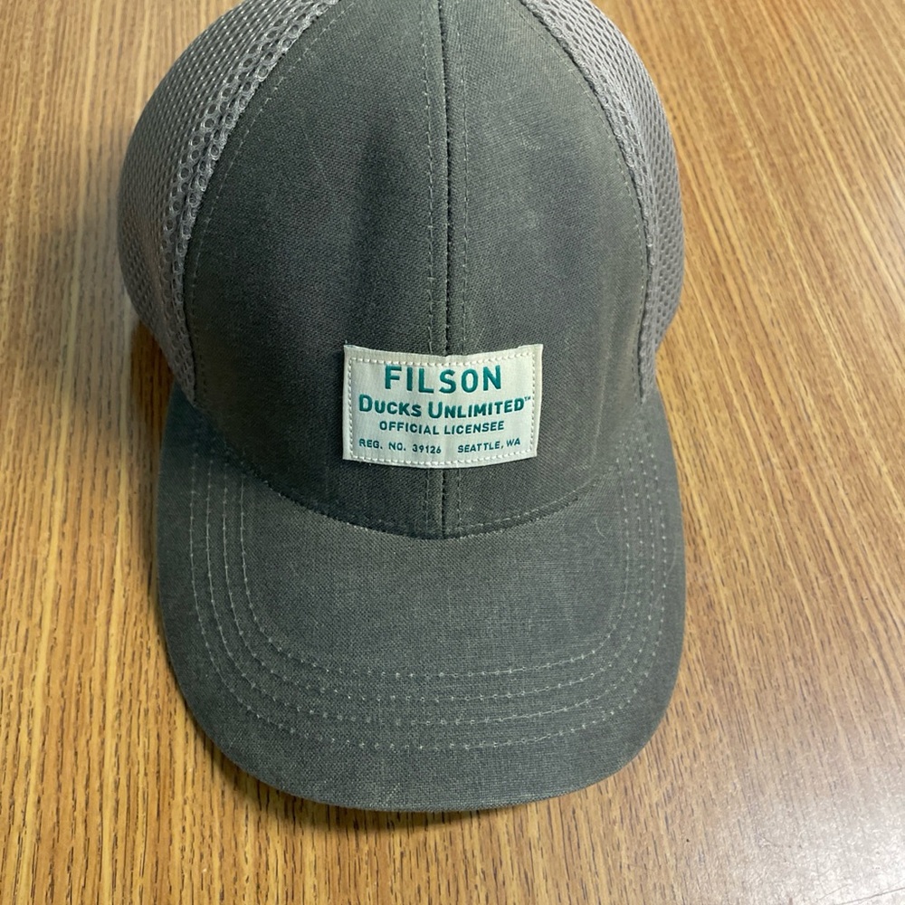 Filson Charcoal Cap With Patch - image 1